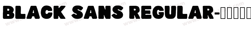 Black Sans Regular字体转换